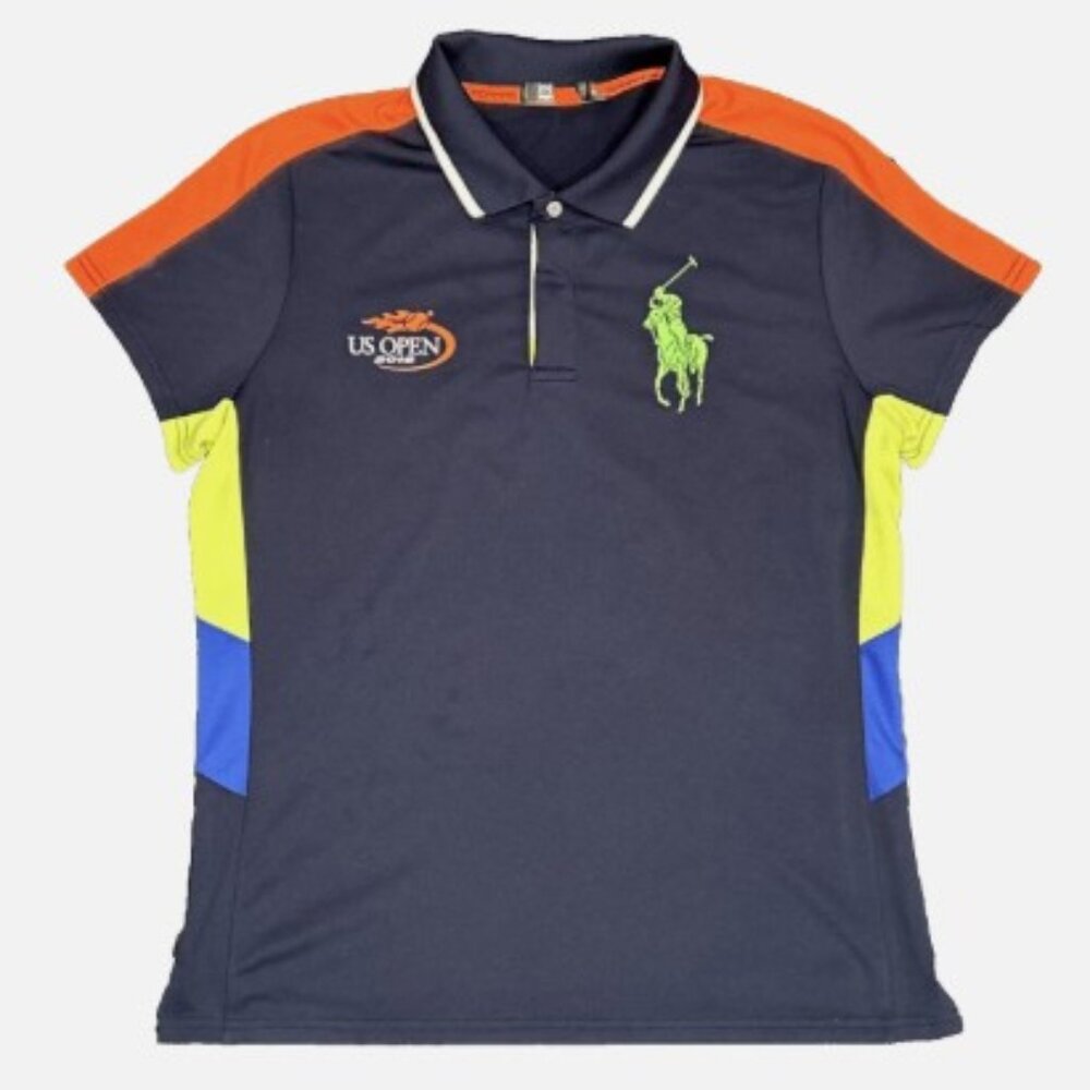 Official Polo Ralph Lauren US Open 2016 Ball Person Polo Shirt Women's Size Med
